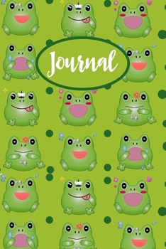 Paperback Frog Journal: Lined Notebook & Diary to Write In, Journal With Cute Frog Pattern, Frog Gifts For Her And Him. Book