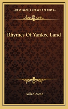 Hardcover Rhymes of Yankee Land Book