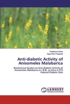 Paperback Anti-diabetic Activity of Anisomeles Malabarica Book