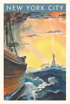 Paperback Vintage Journal New York City Travel Poster Book