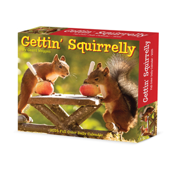 Calendar Gettin' Squirrelly 2025 6.2 X 5.4 Box Calendar Book