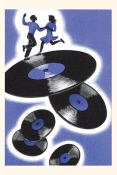 Paperback Vintage Journal Jitterbuggers and LPs, Purple Book