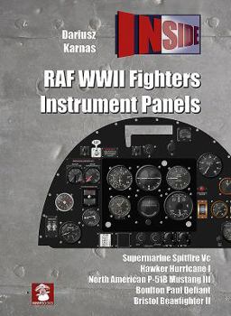 Hardcover RAF WWII Fighters Instrument Panels Book