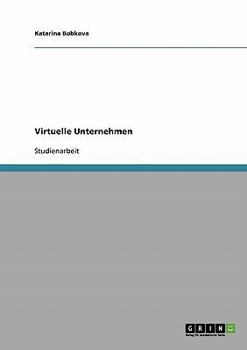 Paperback Virtuelle Unternehmen [German] Book