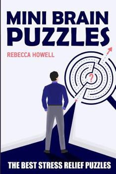 Paperback Mini Brain Puzzles: Triplets Puzzles - The Best Stress Relief Puzzles Book