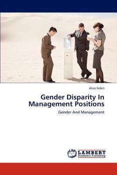 Paperback Gender Disparity in Management Positions Book