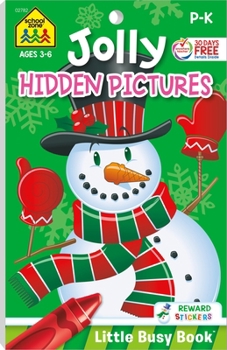 Paperback School Zone Jolly Hidden Pictures Tablet Workbook Book