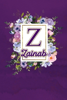 Paperback Z - Zainab: Monogram initial Z for Zainab notebook / Journal: Personalized Name Letter gifts for girls, women & men: School gifts Book
