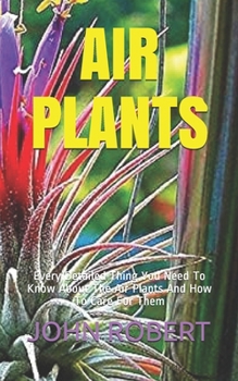 Paperback Air Plants: Every Detailed Thing You Need To Know About The Air Plants And How To Care For Them Book