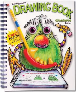 Spiral-bound Eyeball Animation Drawing Book: Creatures Edition Book