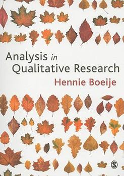 Paperback Analysis in Qualitative Research Book