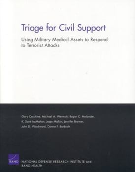 Paperback Triage for Civil Support: Using Military Medical Assets to Respond to Terrorist Attacks Book