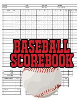 Paperback Baseball Scorebook: 100 Scoring Sheets For Baseball and Softball Games, Glover's Scorebooks, Large (8.5X 11) Book