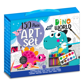 Paperback Dino World (Stationery Art Set) Book
