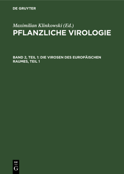 Hardcover Die Virosen Des Europäischen Raumes, Teil 1 [German] Book