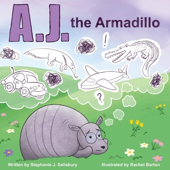 Paperback A.J. the Armadillo Book