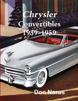 Paperback Chrysler Convertibles 1939-1959 Book