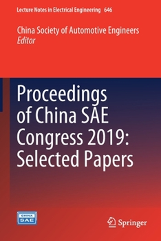Paperback Proceedings of China Sae Congress 2019: Selected Papers Book