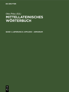 Hardcover Applodo - Armarium [German] Book