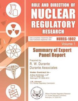 Paperback Role and Direction of Nuclear Regulatory Research Book