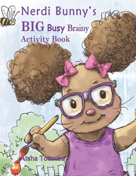 Paperback Nerdi Bunny's BIG Busy Brainy Activity Book