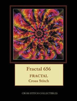 Paperback Fractal 656: Fractal Cross Stitch Pattern [Large Print] Book