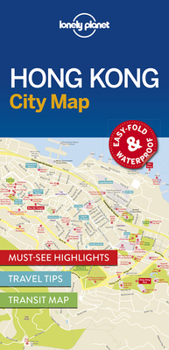 Map Lonely Planet Hong Kong City Map Book