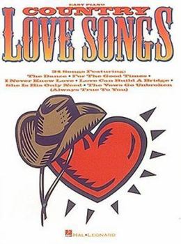 Paperback Country Love Songs (Easy Piano) Book