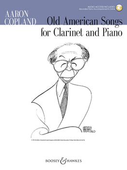 Paperback Old American Songs: Clarinet and Piano Book