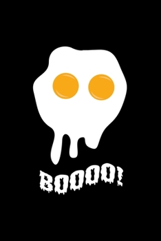 Paperback Boooo!: Dot Grid Journal - Egg Ghost Boo Costume Funny Easy Food Halloween Gift - Black Dotted Diary, Planner, Gratitude, Writ Book