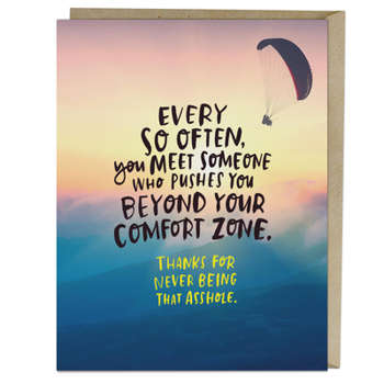 Comfort Zone Card (Em & Friends Greeting Cards)