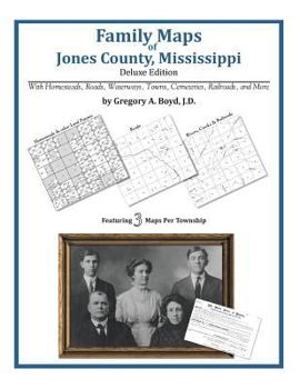 Paperback Family Maps of Jones County, Mississippi Book