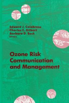 Hardcover Ozone Risk Communication and Management Book