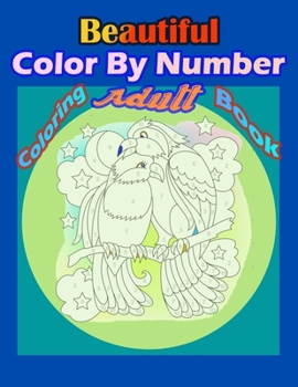 Paperback Color By Number Adult Coloring Book