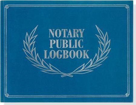 Hardcover Notary Public Logbook Book