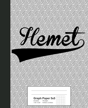 Paperback Graph Paper 5x5: HEMET Notebook Book