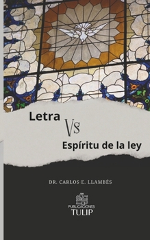 Paperback Letra VS Espíritu de la ley (Spanish Edition) [Spanish] Book