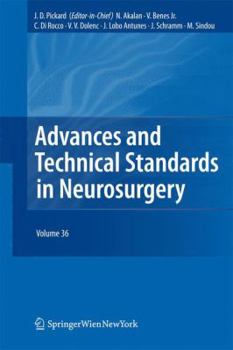 Paperback Advances and Technical Standards in Neurosurgery: Volume 36 Book