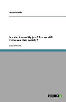 Paperback Is social inequality just? Are we still living in a class society? [German] Book