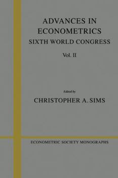 Paperback Advances in Econometrics: Volume 2: Sixth World Congress Book