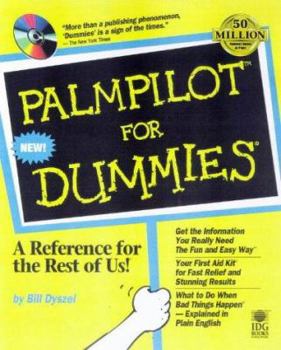 Paperback Palmpilot for Dummies [With Contains Demos, Shareware & Freeware...] Book