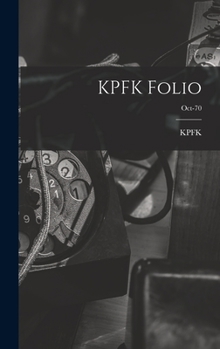 Hardcover KPFK Folio; Oct-70 Book