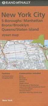 Map Rand McNally New York City 5 Boroughs, New York Street Map: Manhattan/Bronx/Brooklyn/Queens/Staten Island Book