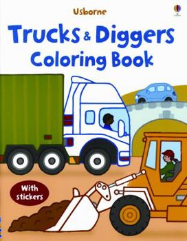 Trucks & Diggers Coloring Book