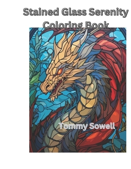 Paperback stained Glass serenity coloring book