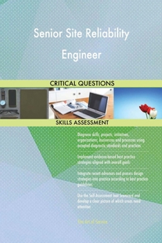 Paperback Senior Site Reliability Engineer Critical Questions Skills Assessment Book