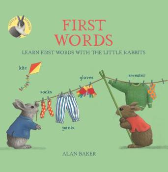 Hardcover Little Rabbits' First Words: Learn First Words with the Little Rabbits Book