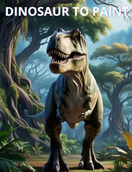 Paperback Dinosaur to Paint Book