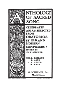 Paperback Anthology of Sacred Song - Volume 3: Tenor Book