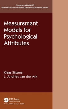 Hardcover Measurement Models for Psychological Attributes Book